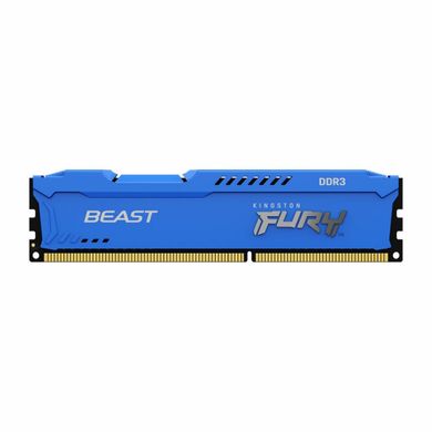 Оперативная память Kingston FURY 8 GB (2x4GB) DDR3 1866 MHz Beast Blue (KF318C10BK2/8) фото