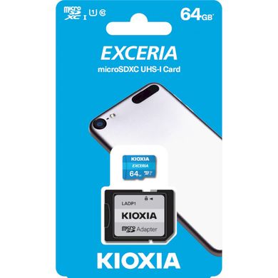 Карта памяти Kioxia 64 GB microSDXC Class 10 UHS-I LMEX1L064GG2 фото