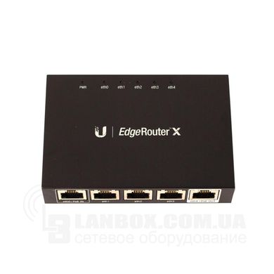 Маршрутизатор и Wi-Fi роутер Ubiquiti EdgeRouter X (ER-X) фото