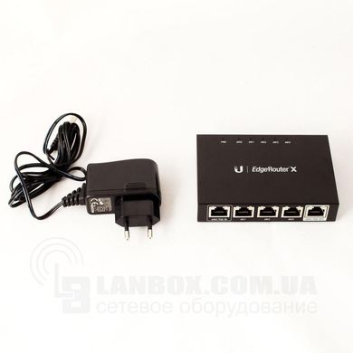 Маршрутизатор та Wi-Fi роутер Ubiquiti EdgeRouter X (ER-X) фото