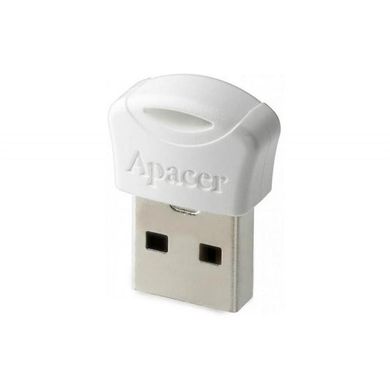 Flash пам'ять Apacer 64 GB AH116 USB 2.0 White (AP64GAH116W-1) фото