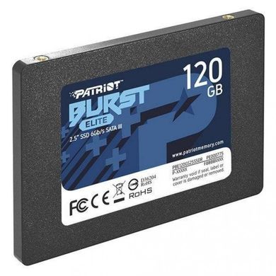 SSD накопитель PATRIOT Burst Elite 120 GB (PBE120GS25SSDR) фото