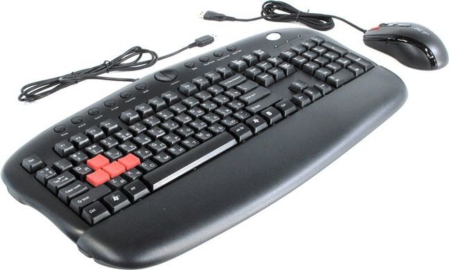 Комплект (клавіатура+миша) A4Tech KX-2810BK фото