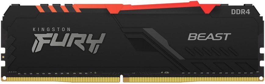 Оперативная память Kingston FURY 8 GB DDR4 3733 MHz Beast RGB (KF437C19BBA/8) фото