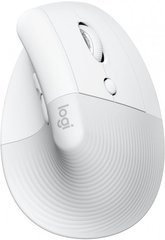 Миша комп'ютерна Logitech Lift for Mac Vertical Ergonomic Mouse Off White (910-006477) фото