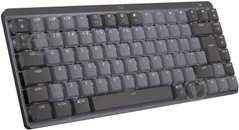Клавіатура Logitech MX Mechanical Mini Clicky Wireless Illuminated Graphite (920-010782) фото