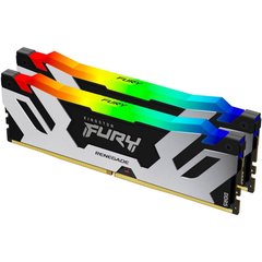 Оперативная память Kingston Fury DDR5 96GB 2x48GB 6400MHz Renegade RGB (KF564C32RSAK2-96) фото