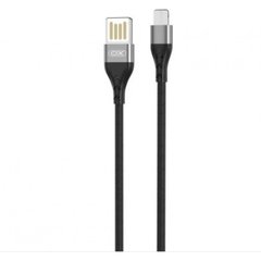 Кабель USB XO Lightning NB188 Double-sided 2.4A 1.0m Gray фото