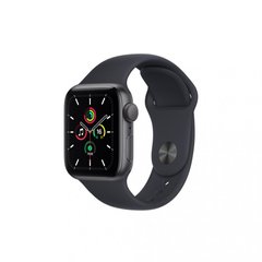 Смарт-часы Apple Watch SE GPS 40mm Space Gray Aluminum Case w. Midnight S. Band (MKQ13) фото