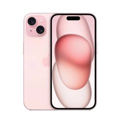 Смартфон Apple iPhone 15 256GB eSIM Pink (MTM53) фото