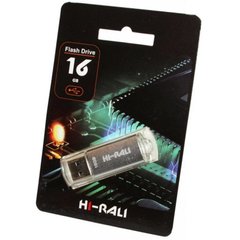 Flash пам'ять Hi-Rali 16 GB Rocket series Silver (HI-16GBVCSL) фото