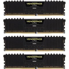 Оперативная память Corsair 32 GB (4x8GB) DDR4 3200 MHz Vengeance LPX Black (CMK32GX4M4B3200C16) фото