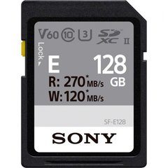 Карта пам'яті Sony 128 GB SDXC UHS-II U3 V60 SFE128.ET4 фото