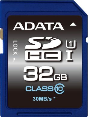 Карта памяти ADATA 32 GB SDHC UHS-I ASDH32GUICL10-R фото