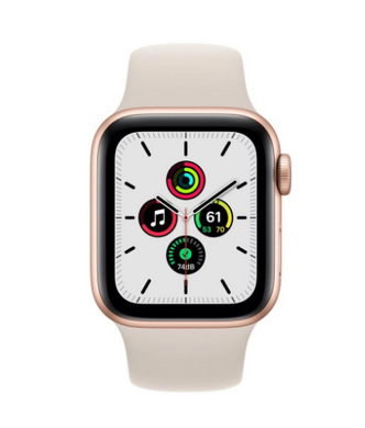Смарт-часы Apple Watch SE GPS + Cellular 40mm Gold Aluminum Case w. Starlight S. Band (MKQN3) фото