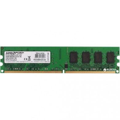 Оперативна пам'ять AMD 2 GB DDR2 800 MHz (R322G805U2S-UG) фото