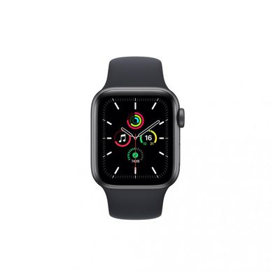 Смарт-годинник Apple Watch SE GPS 40mm Space Gray Aluminum Case w. Midnight S. Band (MKQ13) фото