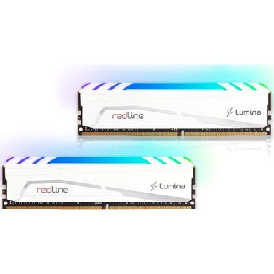 Оперативная память Mushkin 16 GB (2x8GB) DDR4 3600 MHz Redline Lumina RGB White (MLB4C360JNNM8GX2) фото