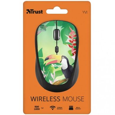Миша комп'ютерна Trust Yvi Wireless Mouse Toucan (23389) фото