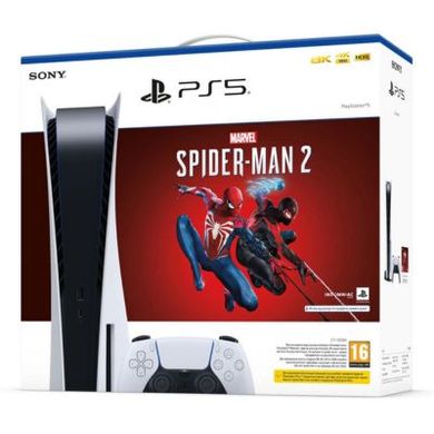 Ігрова приставка Sony PlayStation 5 825GB Marvel’s Spider-Man 2 Bundle (1000039695) фото