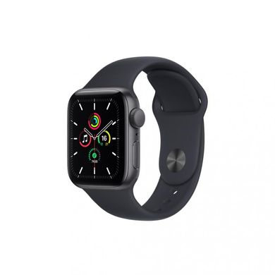Смарт-годинник Apple Watch SE GPS 40mm Space Gray Aluminum Case w. Midnight S. Band (MKQ13) фото