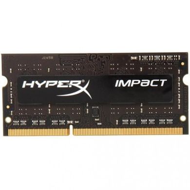 Оперативна пам'ять HyperX 4 GB SO-DIMM DDR3L 1600 MHz IMPACT (HX316LS9IB/4) фото