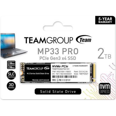 SSD накопитель TEAM MP33 Pro 2 TB (TM8FPD002T0C101) фото