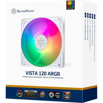 Вентилятор SilverStone Vista VS120W-ARGB (SST-VS120W-ARGB) фото