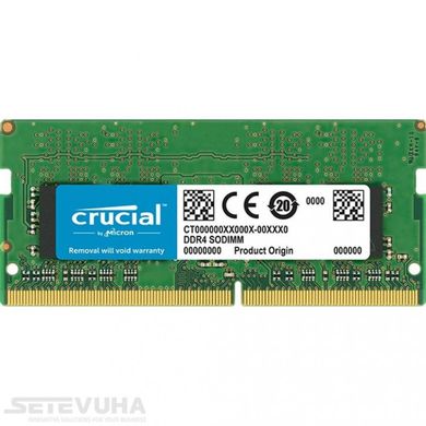Оперативная память Память Crucial 4 GB SO-DIMM DDR4 2400 MHz (CT4G4SFS824 фото