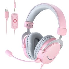Навушники Fifine H9P Pink фото