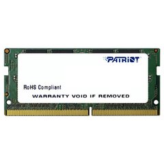 Оперативна пам'ять PATRIOT 8 GB SO-DIMM DDR4 2666 MHz (PSD48G266682S) фото