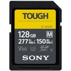 Карта пам'яті Sony 128 GB SDXC UHS-II U3 V60 TOUGH SFM128T.SYM фото