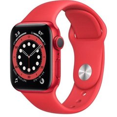 Смарт-часы Apple Watch Series 6 GPS 40mm (PRODUCT)RED Aluminum Case w. (PRODUCT)RED Sport B. (M00A3) фото