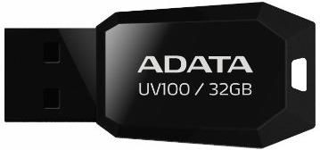 Flash пам'ять ADATA 32 GB DashDrive UV100 Black (AUV100-32G-RBK) фото