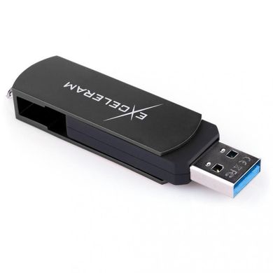 Flash память Exceleram P2 Black USB 3.1 EXP2U3BB64 фото