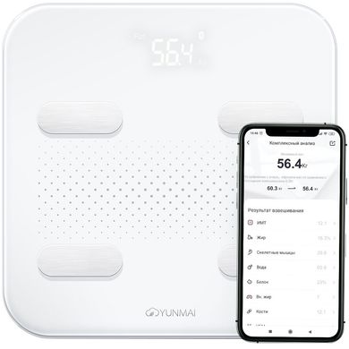 Весы напольные Yunmai S Smart Scale White (M1805CH-WH) фото