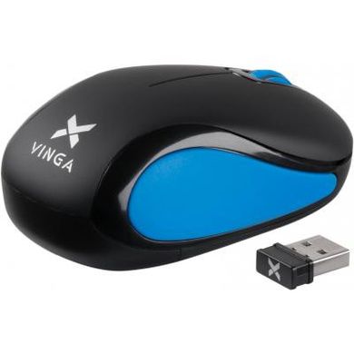 Мышь компьютерная Vinga MSW-907 Black-Blue фото
