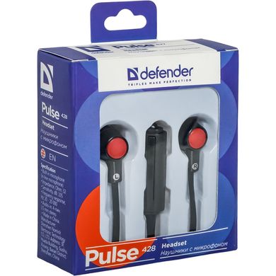 Навушники Defender Pulse 428 Black (63428) фото