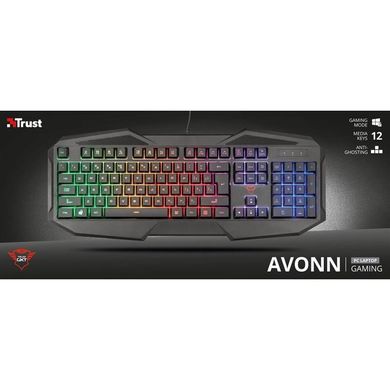 Клавіатура Trust GXT 830-RW Avonn Gaming Keyboard (22511) фото