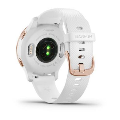 Смарт-годинник Garmin Venu 2S Rose Gold Bezel with White Case and Silicone Band (010-02429-13) фото