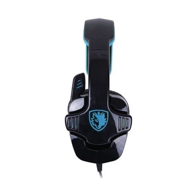 Наушники Sades SA-708 Stereo Gaming Headphone/Headset with Microphone Black/Blue (SA708-B-BL) фото
