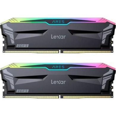Оперативна пам'ять Lexar 32 GB (2x16GB) DDR5 6000 MHz Ares RGB (LD5BU016G-R6000GDLA) фото