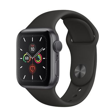 Смарт-часы Apple Watch Series 5 GPS 40mm Space Gray Aluminum w. Black b.- Space Gray Aluminum (MWV82) фото