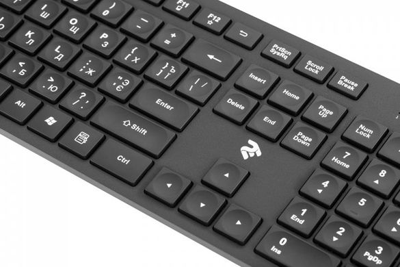 Комплект (клавиатура+мышь) 2E MK420 WL Black (2E-MK420WB) фото