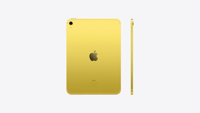 Планшет Apple iPad 10.9 2022 Wi-Fi + Cellular 64GB Yellow (MQ6L3) фото