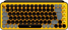 Клавиатура Logitech POP Keys Wireless Mechanical Keyboard Blast Yellow (920-010716) фото