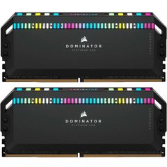 Оперативна пам'ять Corsair 32 GB (2x16GB) DDR5 6000 MHz Dominator Platinum RGB Black (CMT32GX5M2B6000C30) фото