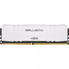 Оперативная память Crucial 8 GB DDR4 3600 MHz Ballistix White (BL8G36C16U4W) фото