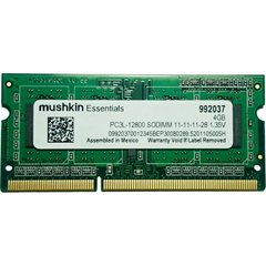 Оперативна пам'ять Mushkin 4 GB SO-DIMM DDR3L 1600 MHz Essentials (992037) фото