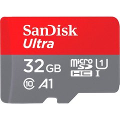 Карта памяти SanDisk 32 GB microSDHC UHS-I V30 Class 10 Ultra (SDSQUA4-032G-GN6MA) фото
